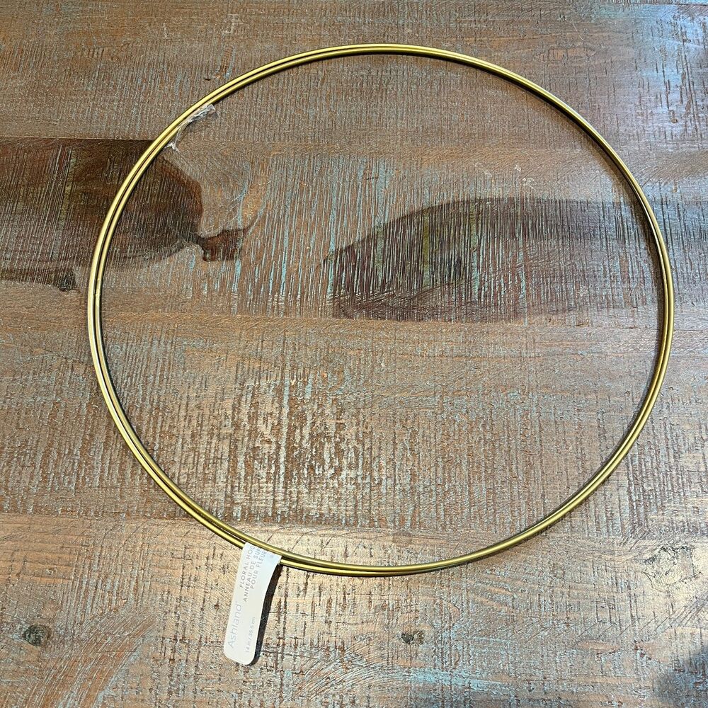 Metal floral hoops, 14"
